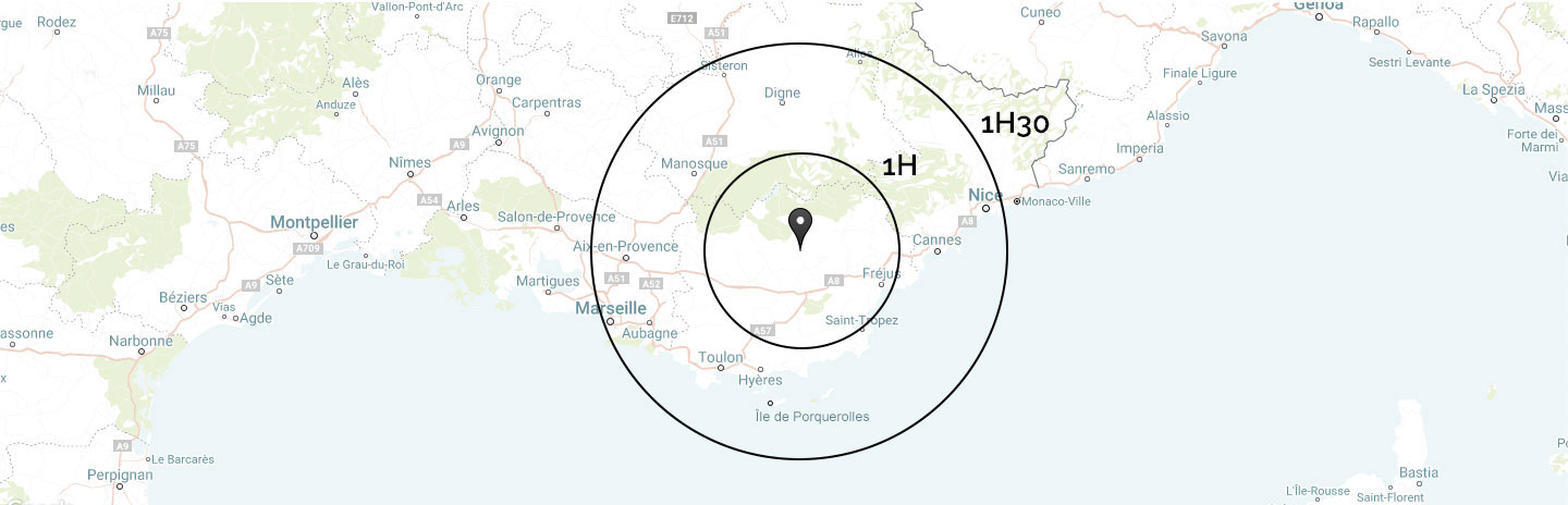 plan accès domaine Monte Verdi